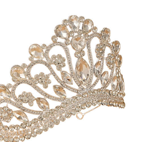 Bride Wedding Headwear Crystal Crown Headwear Headband Party Crown Hair Accessories
