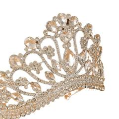 Bride Wedding Headwear Crystal Crown Headwear Headband Party Crown Hair Accessories