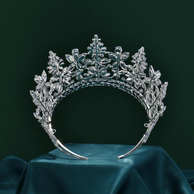 Full zircon luxury bridal headdress wedding accessories crown
