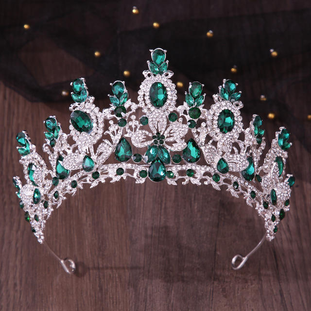Bridal Crown Headwear Wedding Birthday Evening Wedding Accessories Luxury Crystal Rhinestones Hair Accessories