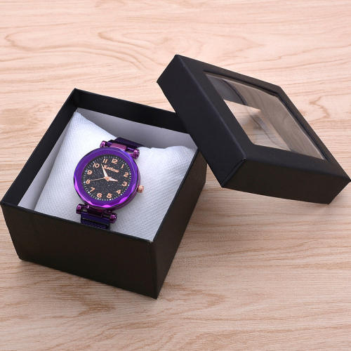 watch box display box high-end transparent window cover watch gift box gift box