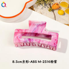Marble egg flower popular hair claw clips