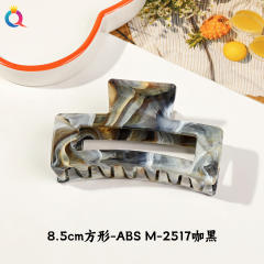 Marble egg flower popular hair claw clips