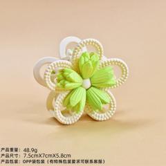 2025 Frosted Three-Dimensional Flower Hair claw clips for summer