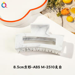 Marble egg flower popular hair claw clips