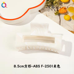 Marble egg flower popular hair claw clips