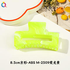 Marble egg flower popular hair claw clips