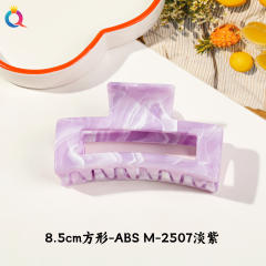 Marble egg flower popular hair claw clips