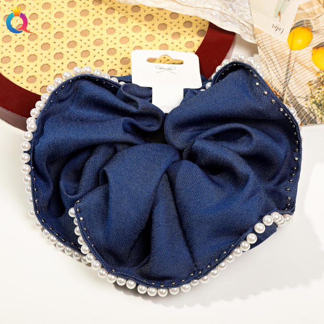 New Oversized Fabric Large scrunchiese hair ties for women