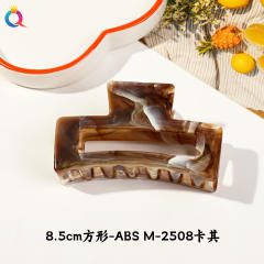 Marble egg flower popular hair claw clips