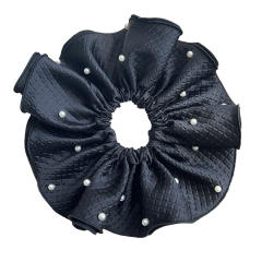 22cm oversize pearl bead scrunchies