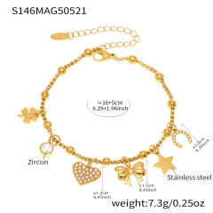 Gold anklet