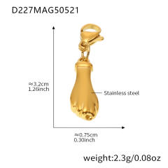 D227 charm 2pcs