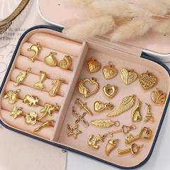 Shell seahorse star key stainless steel necklace pendant bracelet necklace accessories