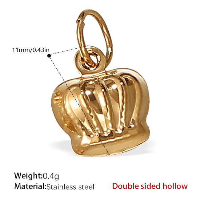 DIY ocean sereis animial shell butterfly stainless steel charm diy jewelry accessory