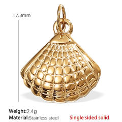 Hot sale ocean series animal charms stainless steel charms DIY jewelry accessory