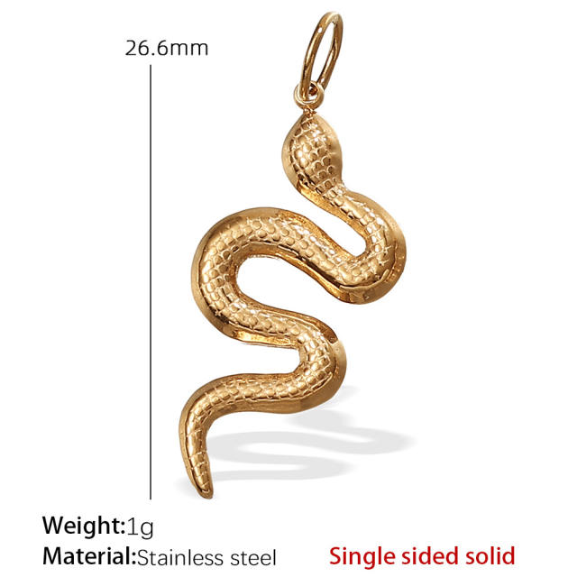 Hot sale ocean series animal charms stainless steel charms DIY jewelry accessory