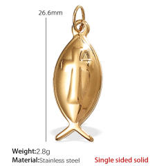 Hot sale ocean series animal charms stainless steel charms DIY jewelry accessory