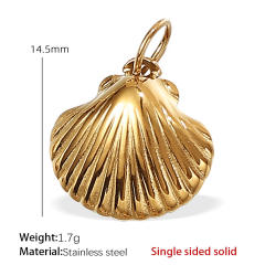 Hot sale ocean series animal charms stainless steel charms DIY jewelry accessory