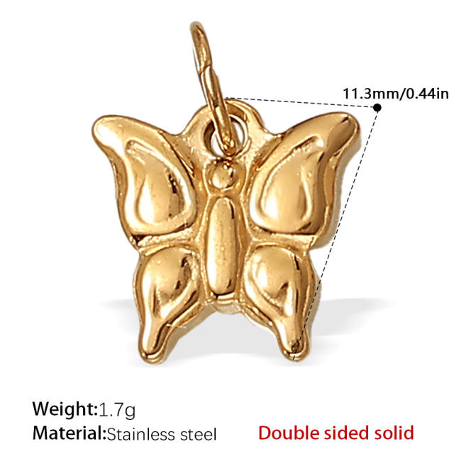 Shell seahorse star key stainless steel necklace pendant bracelet necklace accessories