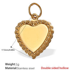 DIY ocean sereis animial shell butterfly stainless steel charm diy jewelry accessory