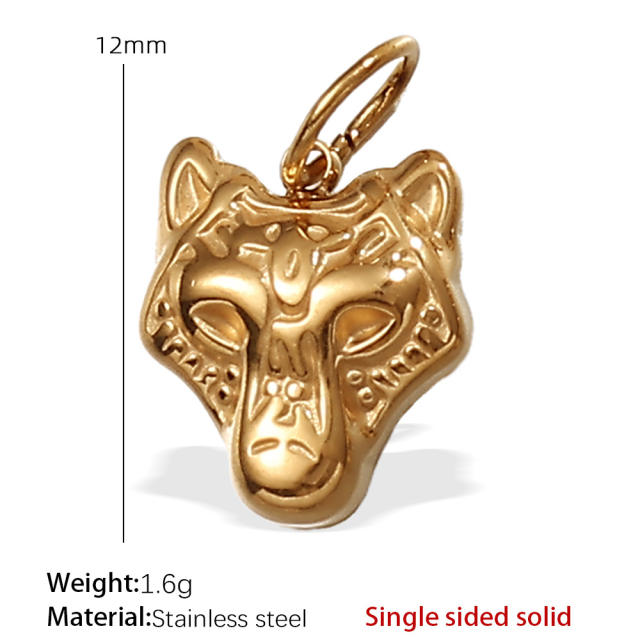 Hot sale ocean series animal charms stainless steel charms DIY jewelry accessory