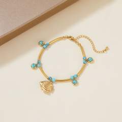Fashion marine series turtle tropical fish turtle dolphin stainless steel mix bracelet