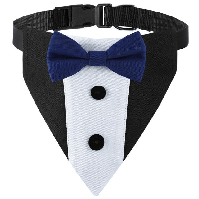 Pet dog triangle towel bow tie scarf suit triangle scarf dog bandana