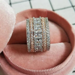 Heavy Industry Ring Geometric Jewelry Oval Zircon Design rings