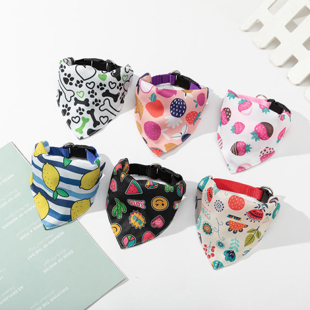 Sweet pattern colorful summer fruit pets dog bandana