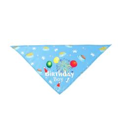 Pet birthday saliva towel dog triangle towel pet bandana