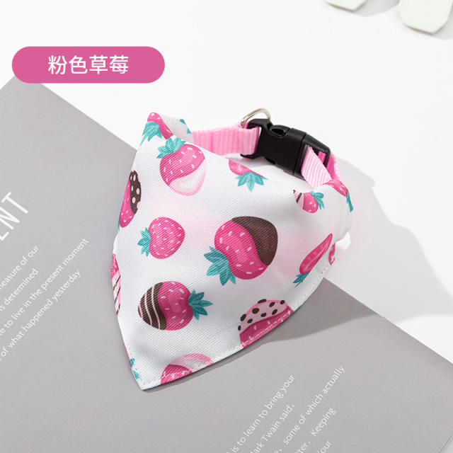 Sweet pattern colorful summer fruit pets dog bandana