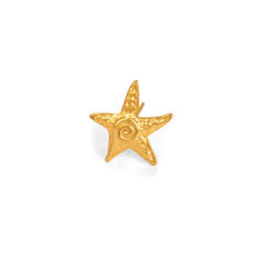 18KG summer starfish stainless steel ear cuff
