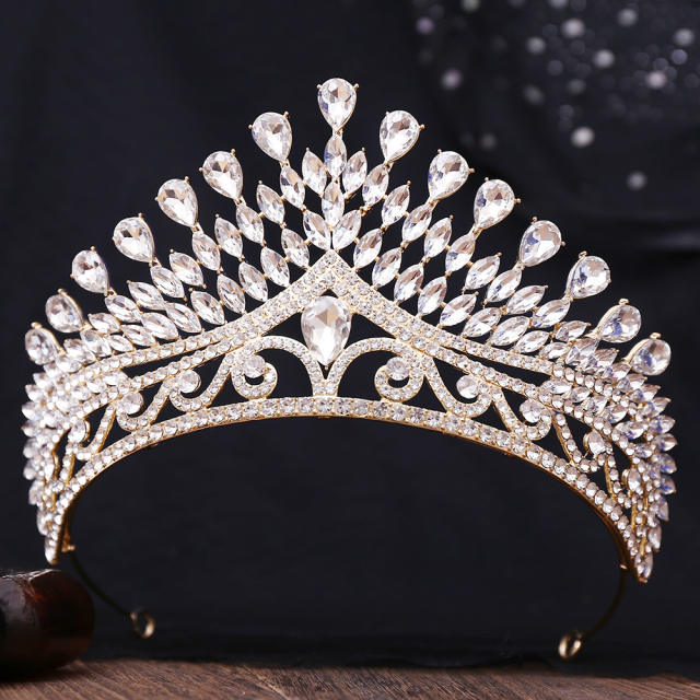 Luxury Bridal Rhinestone Beauty Headwear wedding crown