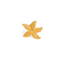 18KG boho starfish stainless steel ear cuff
