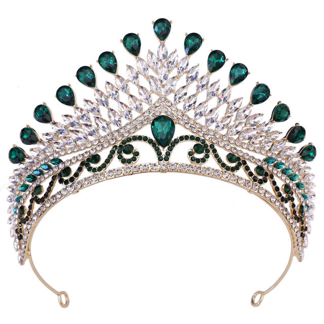Luxury Bridal Rhinestone Beauty Headwear wedding crown
