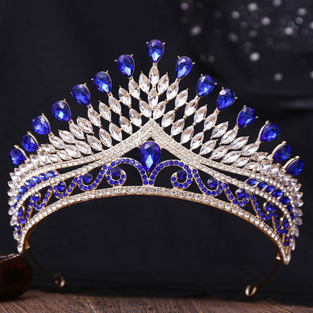 Luxury Bridal Rhinestone Beauty Headwear wedding crown