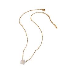 Holiday shell flower stainless steel necklace bracelet rings suit
