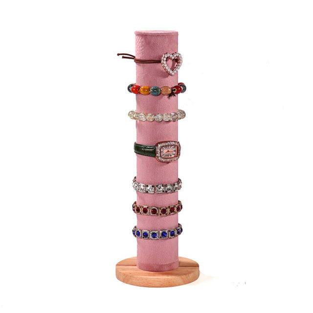 Cylindrical Vertical Head Flower Head Rope Display Rack Hair Accessories Storage Rack