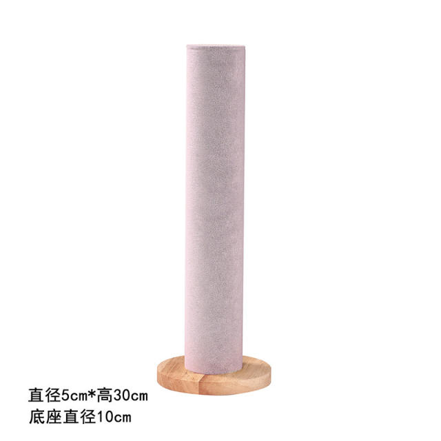 Cylindrical Vertical Head Flower Head Rope Display Rack Hair Accessories Storage Rack