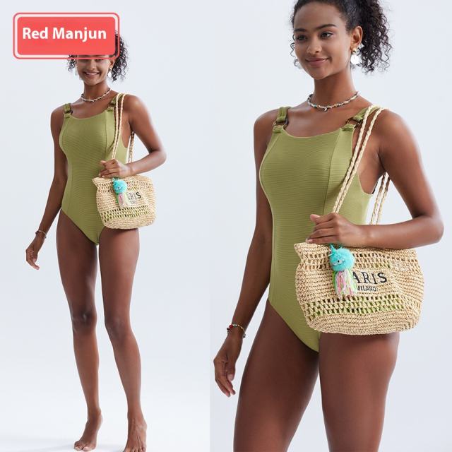 Popular Large Capacity Crossbody Straw Bag Spring Summer All-match Seaside Travel Holiday Beach Bag