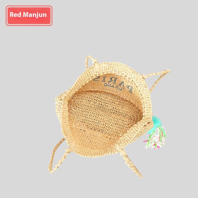 Popular Large Capacity Crossbody Straw Bag Spring Summer All-match Seaside Travel Holiday Beach Bag