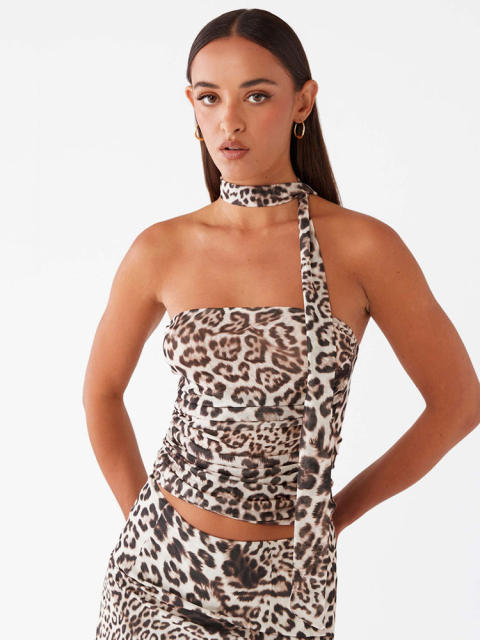 Women's Summer New Contrast Color Printed Sleeveless Slim-fit Strapless Vest Top
