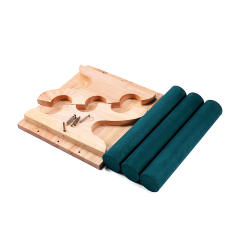 30cm Solid wood three-layer bracelet bangle rack jewelry display stand