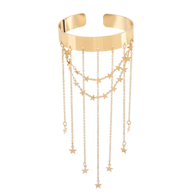 Sexy star tassel chain tassel alloy arm bangle holiday arm accessory