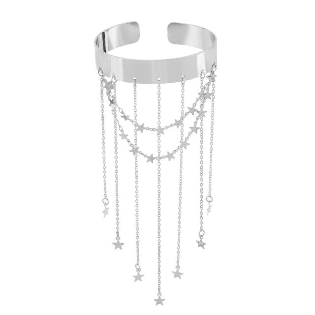 Sexy star tassel chain tassel alloy arm bangle holiday arm accessory