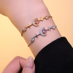 Korean Style Simple Star Moon diamond Bracelet