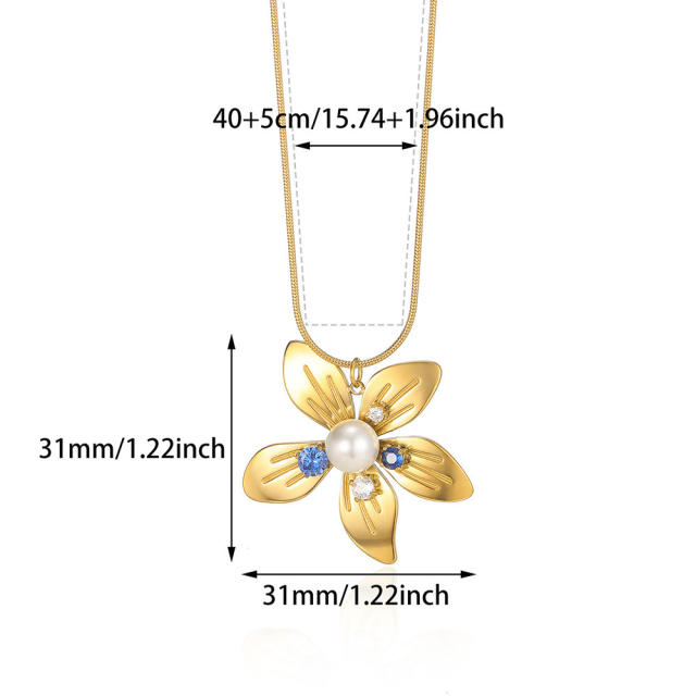 Stainless Steel Hammer Spiral Sun Pendant Necklace