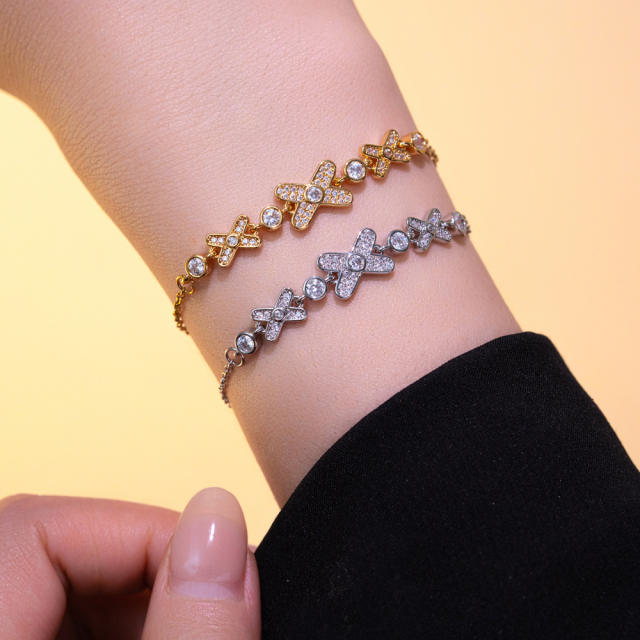 Light Luxury Zircon Bracelet for Women
