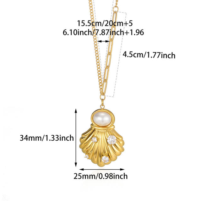 Stainless Steel Hammer Spiral Sun Pendant Necklace
